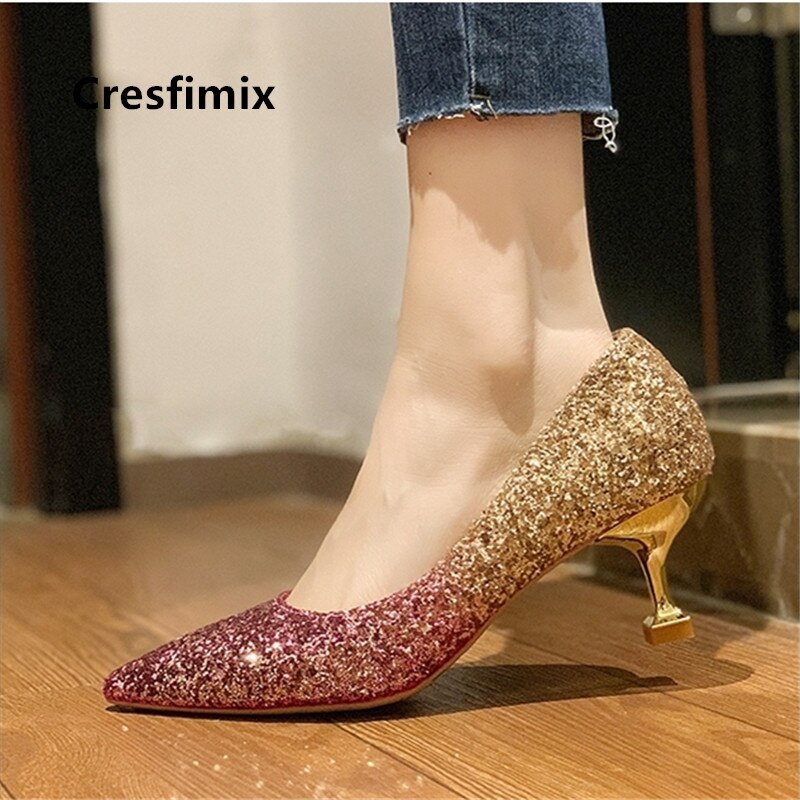 classic black high heel shoes