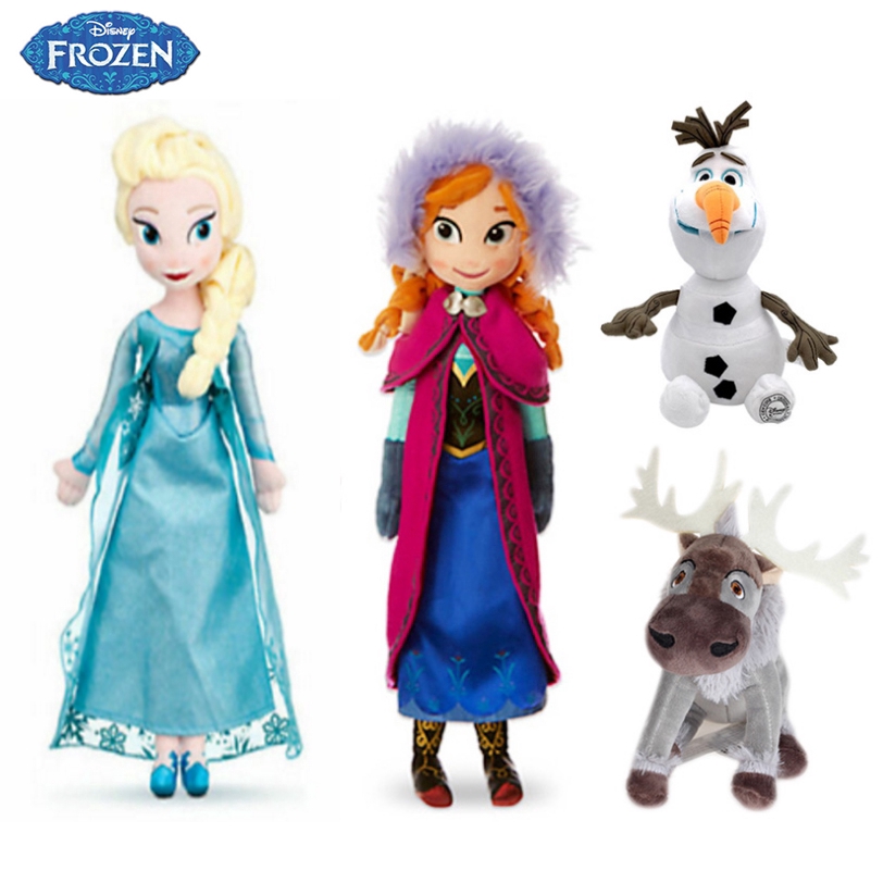 anna and elsa plush dolls