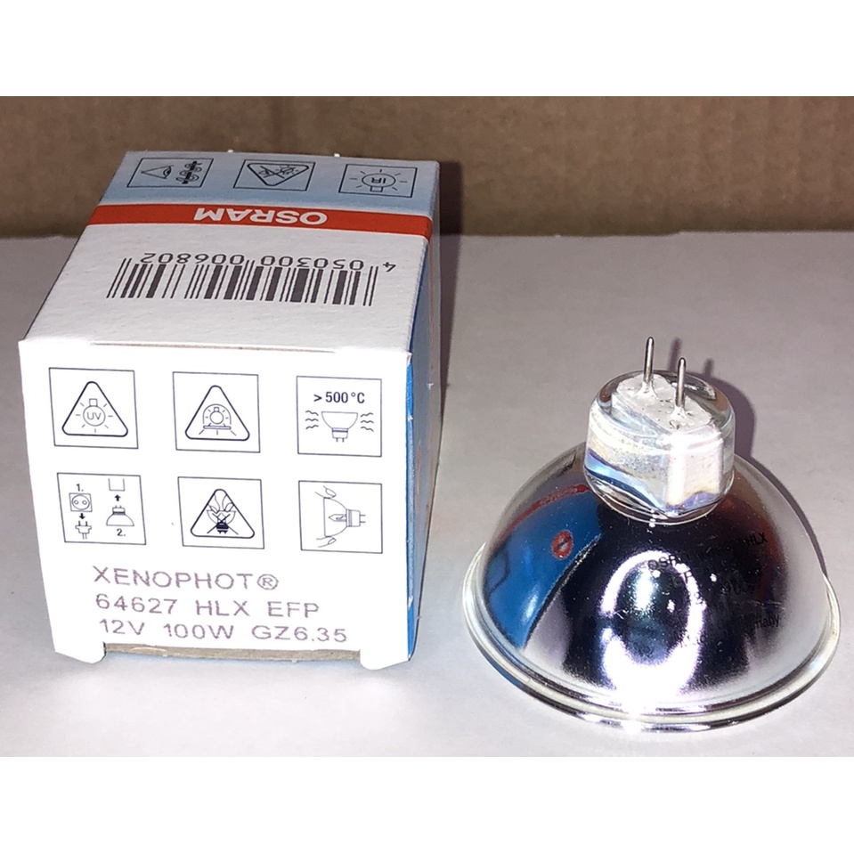 Osram 64627 HLX 100W 12V MR16 Tungsten Halogen Lamp Display Optic Reflector I4209691831