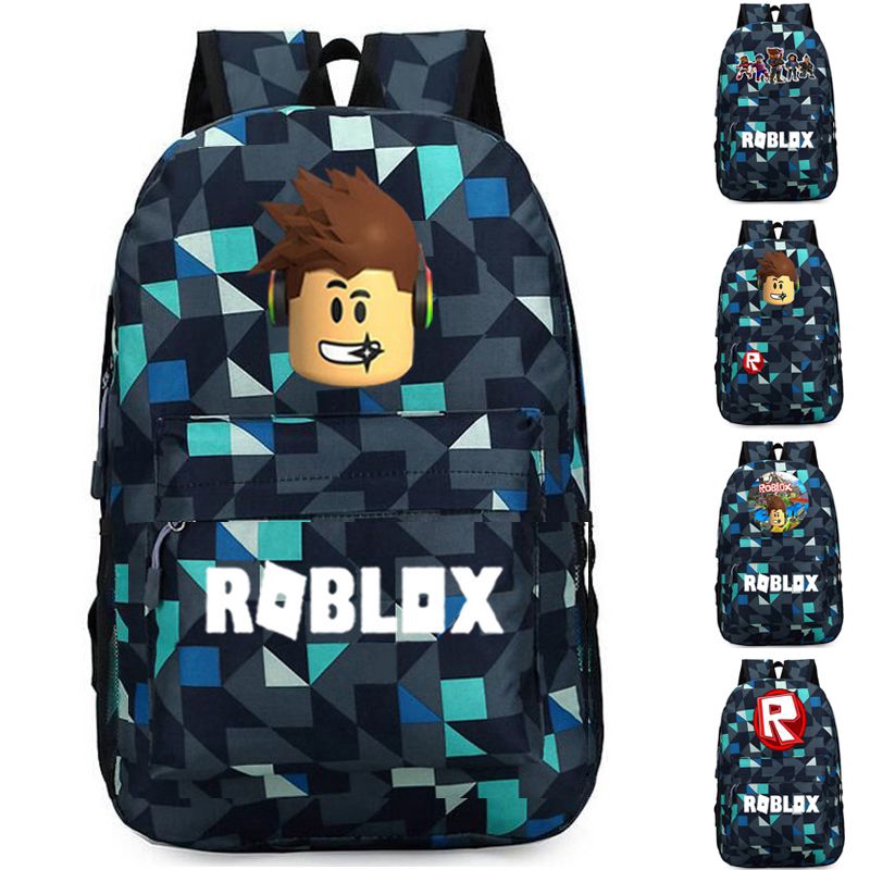 Game Roblox Backpack Kids School Bag Students Boys Girls Bookbag Travelbag Rucksack Shopee Philippines - roblox backpack game