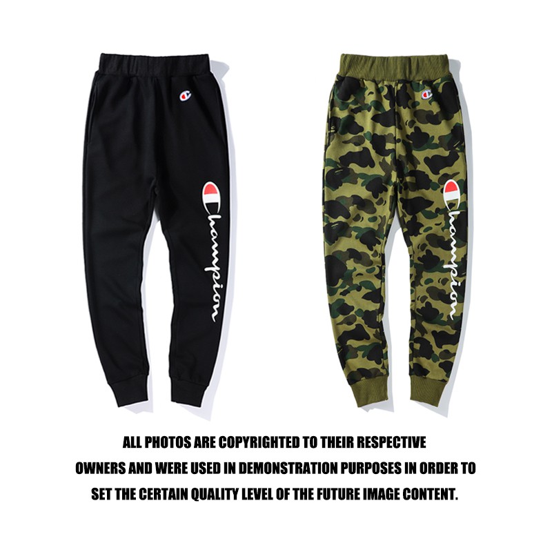 champion camo joggers