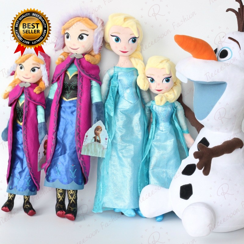 elsa and anna stuffed dolls