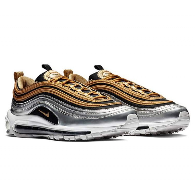 nike gold silver