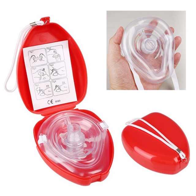 Masks CPR Breathing Mask Resuscitator Oneway Valve Health Shopee