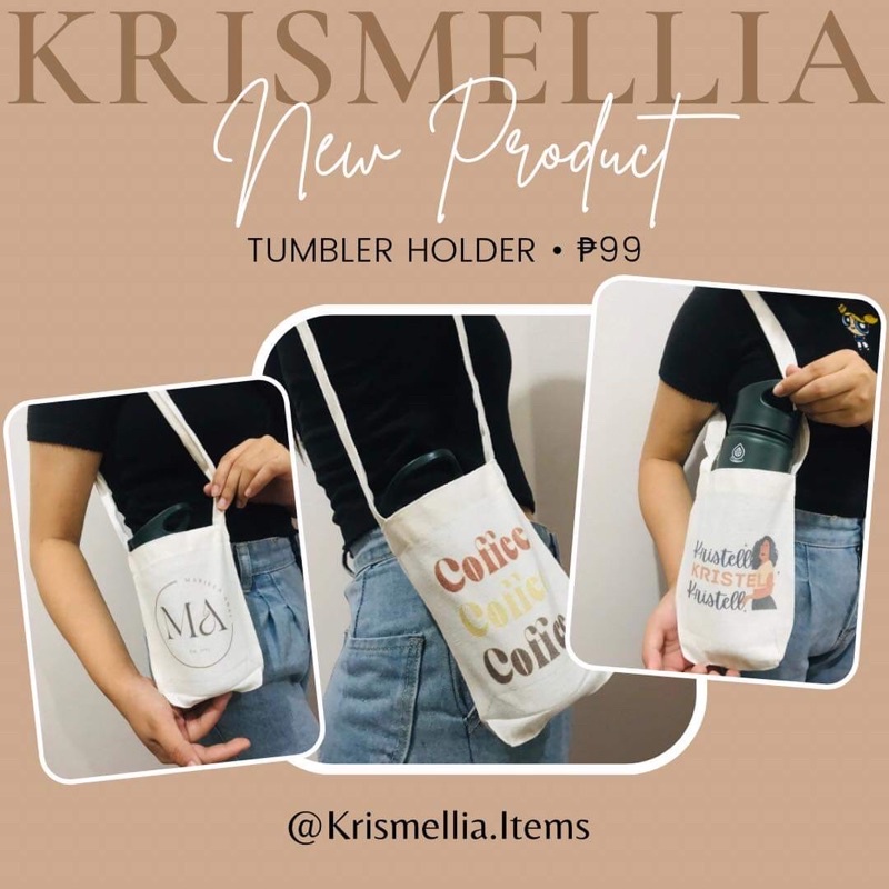 Personalized Canvas Tumblr Holder by krismellia Shopee Philippines