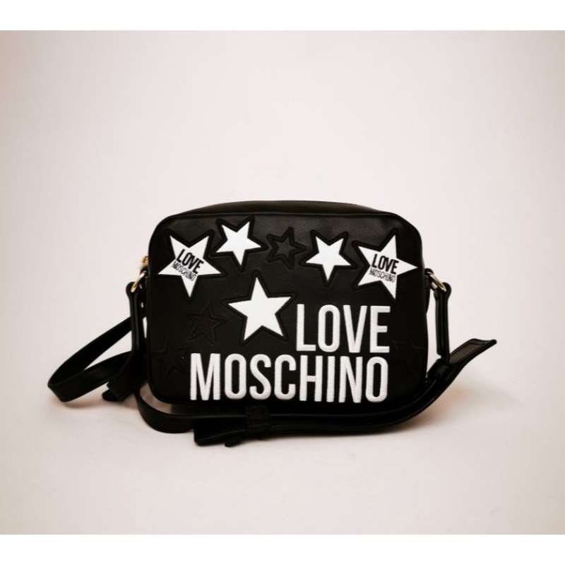 17x6x28 Centimeters Love Moschino Unisex Adults’ Jc4104pp18lt0000 Messenger Bag Black Nero W x H x L 