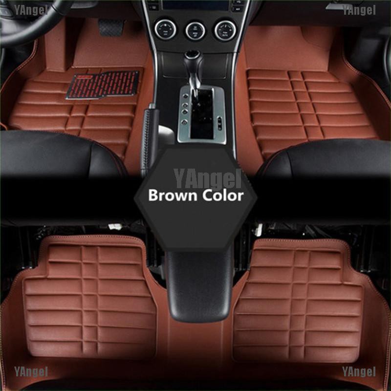 【Angel】5PCS Universal Car Auto Floor Mats FloorLiner Front&Rear Carpet
