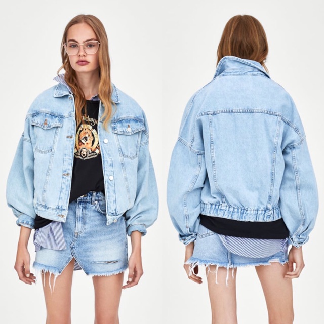 ZARA TRF Denim jacket | Shopee Philippines