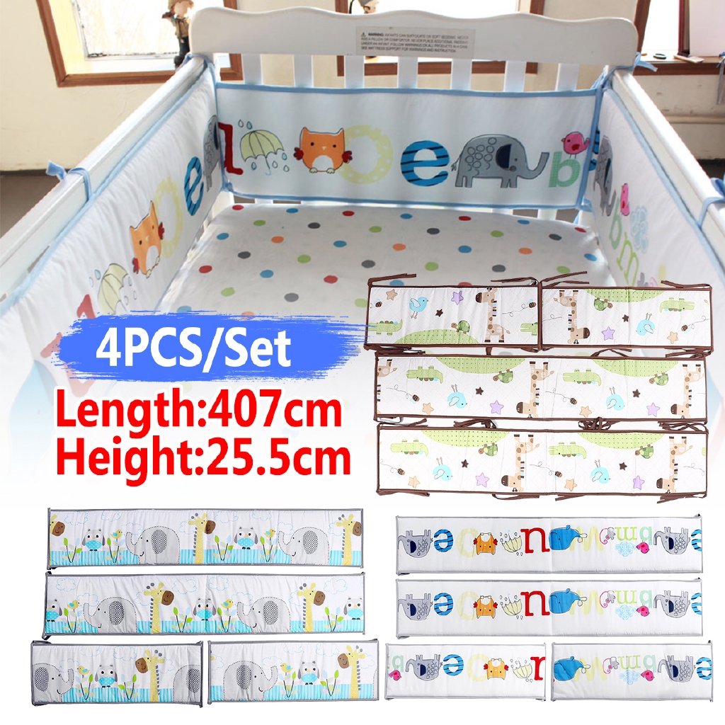 animal cot bumper