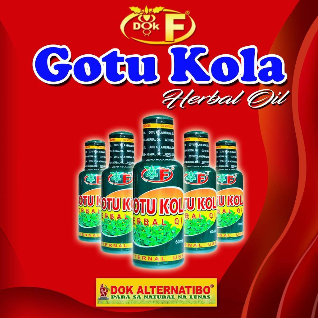 Dok F Gotukola Herbal Oil 60ml BUNDLE OF 3 PROMO (ZAMBOANGA) Shopee