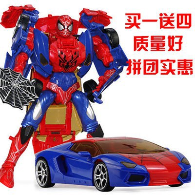 spiderman transformer toy