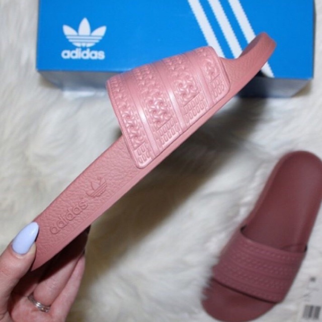 adilette ash pink