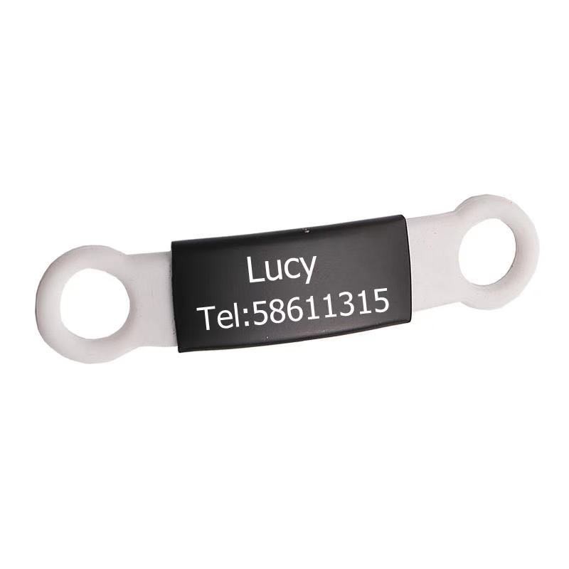 Stainless Steel Pet ID Tags Personalized For Small Dogs Cats Custom Engraved Dog Nameplate Tags No Noise Dog Collar Accessories #8