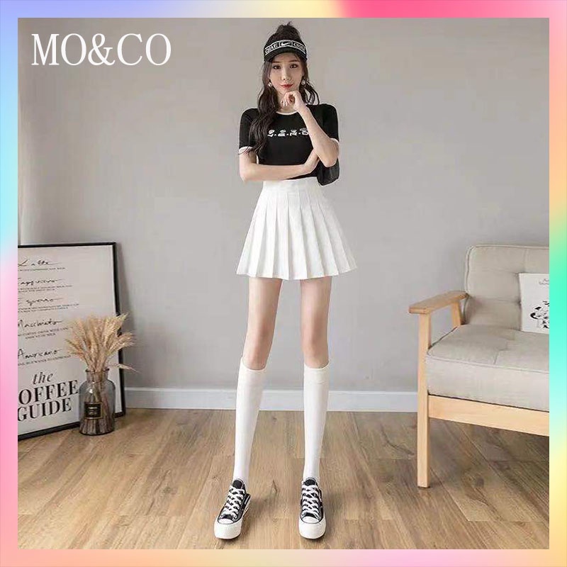 white short tennis skirt