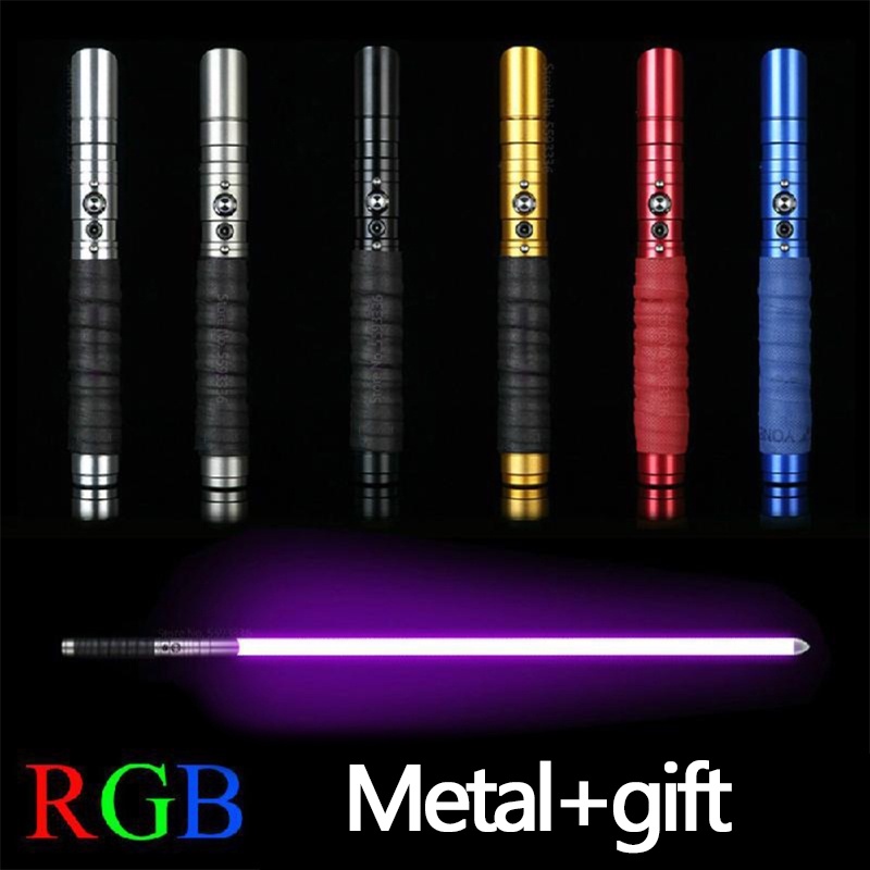 RGB Lightsaber, With 3 Audio Modes 11 Colors Variable Showdown