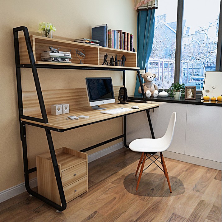 Computer Desk Desktop Table Simple Modern Desk Home Desk Shelf Shopee Philippines