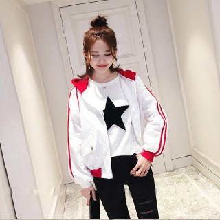 Women Jaket Casual  Jacket  Baju  Kemaja Wanita Korean Loose 