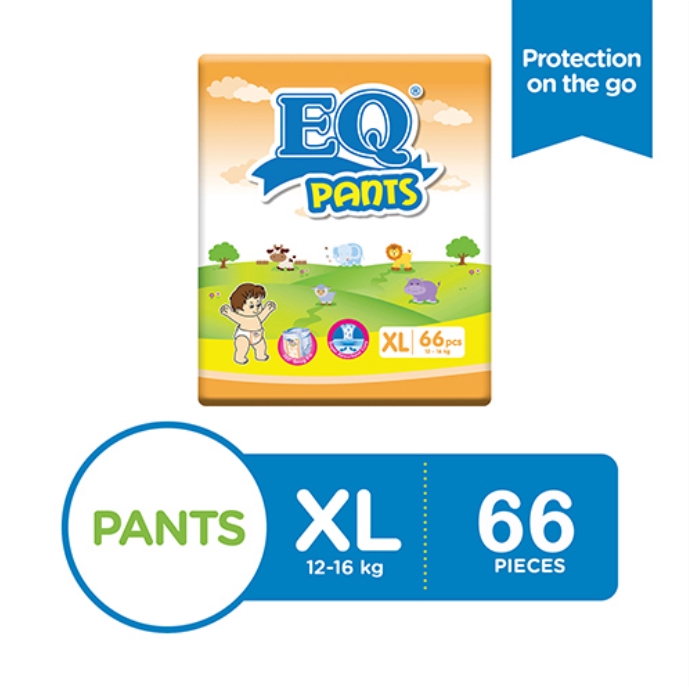EQ Pants Mega XL 66's Pants Baby Diapers Shopee Philippines
