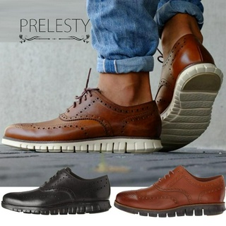 Italian Design Men Formal Oxfords Shoes Business Smart Comfortable Genuine Leather