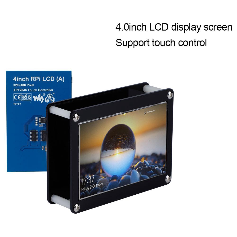 4inch 480x320 Resistive Touch Screen TFT LCD Display For Raspberry Pi 2 3 Case
