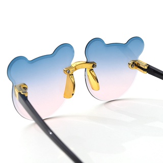 YAN Children's UV protection Glasses Sunglasses boys and girls fashion cute baby bear ear Eyewear #8