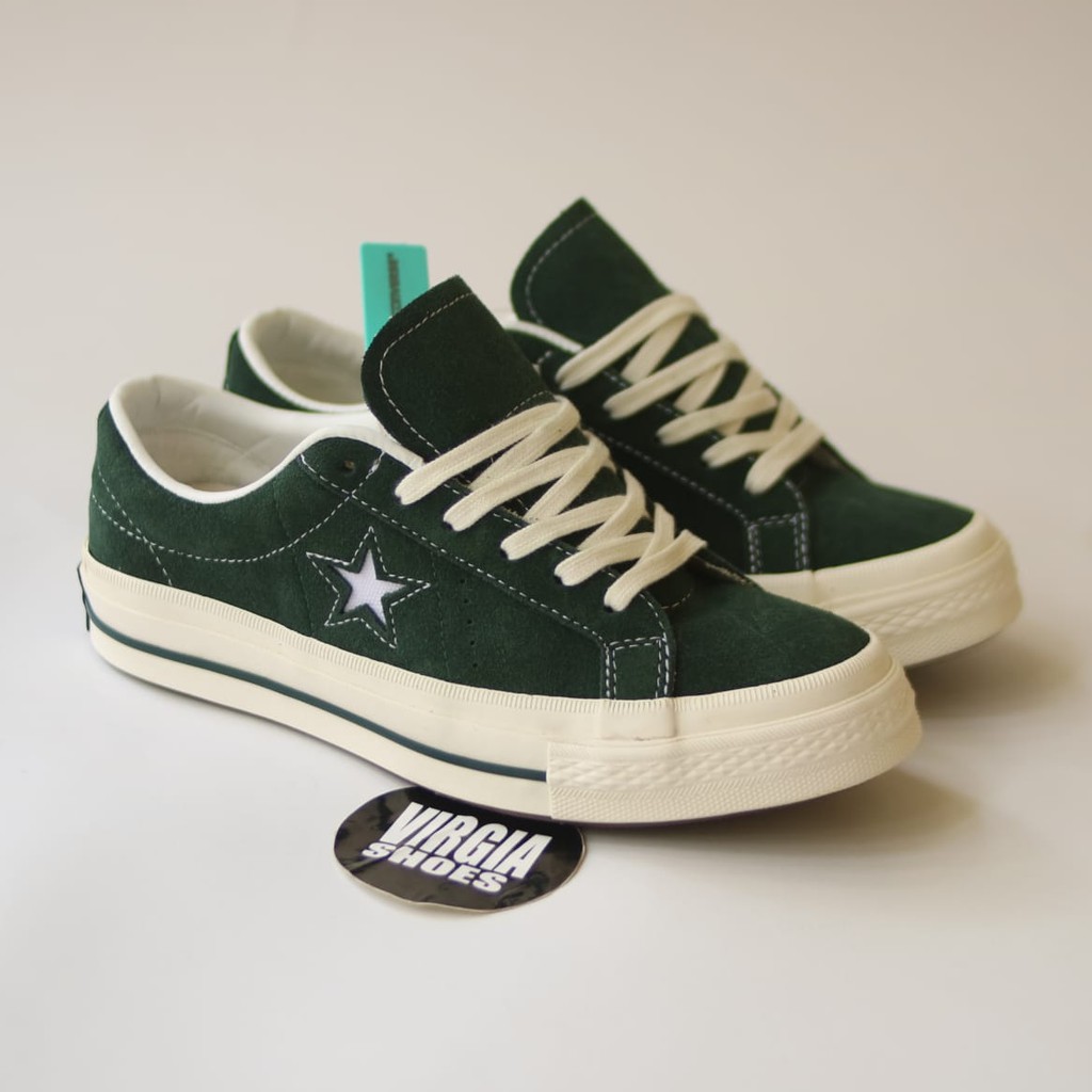 Converse One Suede Green White Shoes | Shopee Philippines