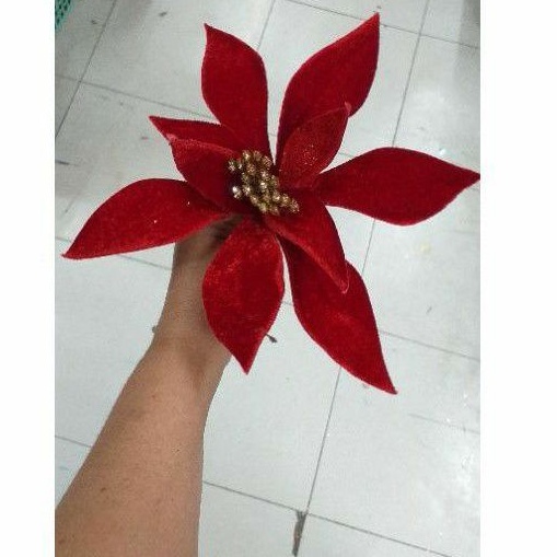 christmas artificial poinsettia | Shopee Philippines