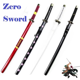 ON Hand One Piece Wooden Sword Zoro Law Shanks Bleach Ichigo Sasuke 104cm  SwordStand Cosplay Katana