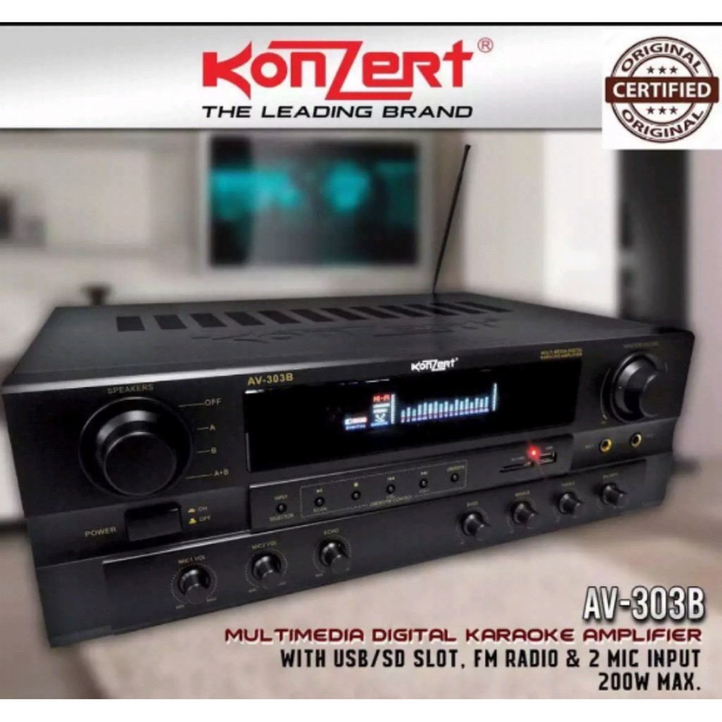 konzert speaker with amplifier