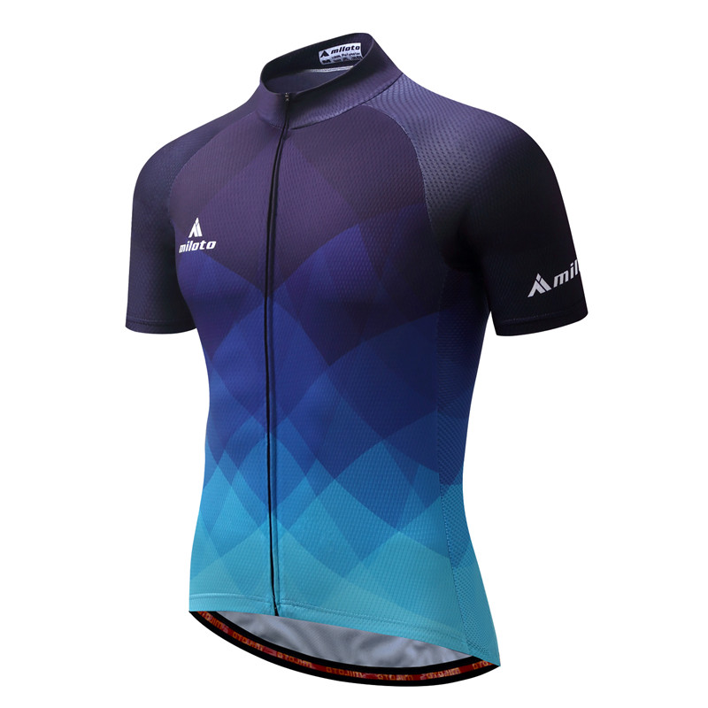 Cycling Shirts for Men Summer MTB Jersey Short Sleeve Cycle Tops
