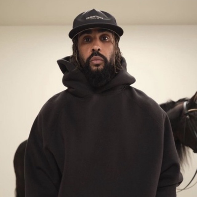 black fear of god essentials retro crown 9fifty strapback