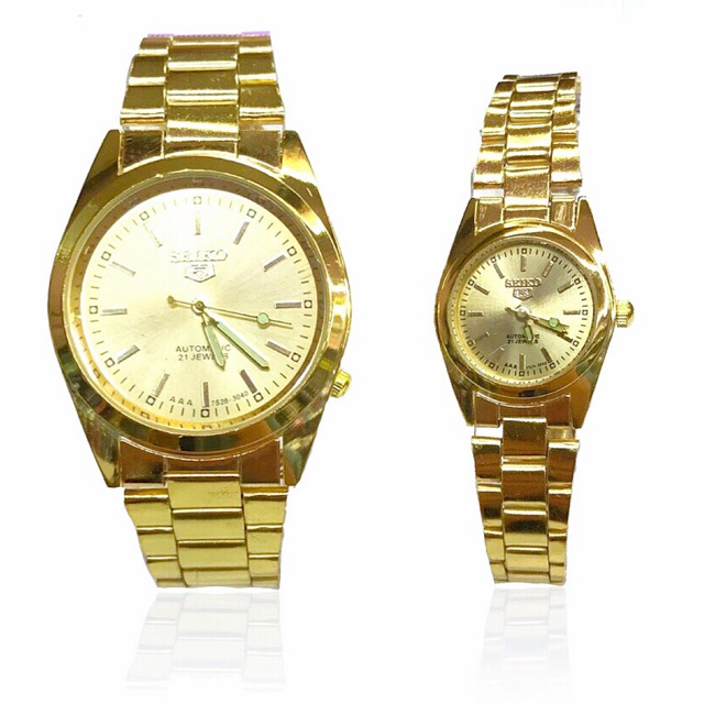 seiko couple watch gold