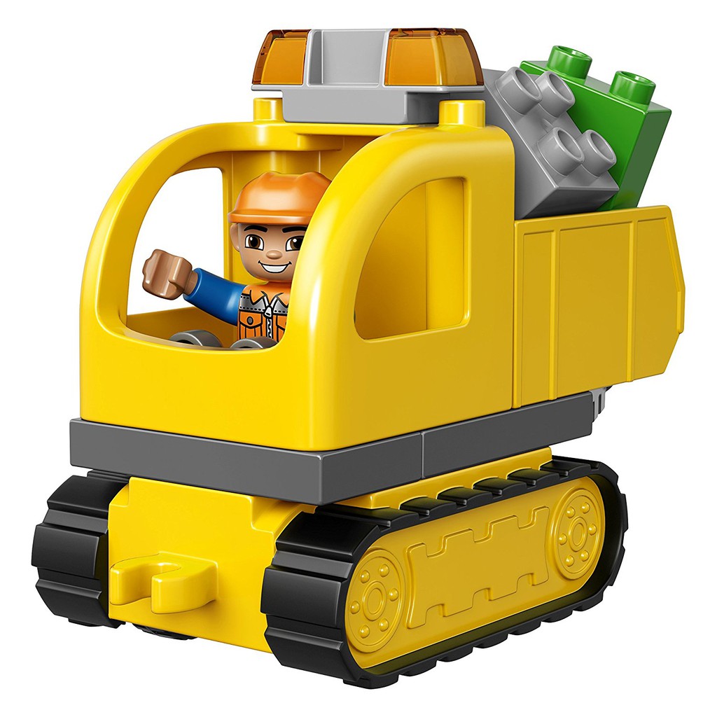 lego duplo truck & tracked excavator