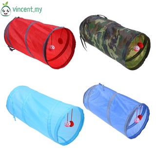 ◊Vincent Pet Cat Tunnel Funny Cat Kitten Play Toy Collapsible Folding Play Toy With Two Balls Cat Pl