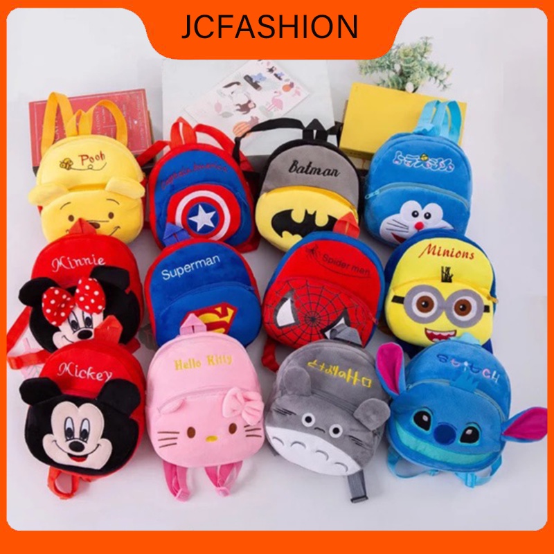 Jc cute little schoolbag plush bag baby cartoon backpack COD Kids backpack #4