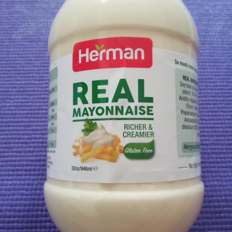 Herman Real Mayonnaise 32oz/946ml Shopee Philippines