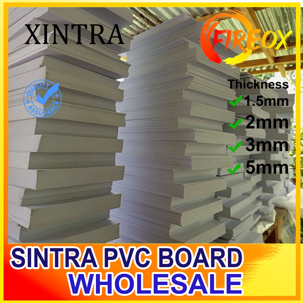 SINTRA PVC BOARD WHOLESALE A4 210x297mm XINTRALITE Shopee Philippines