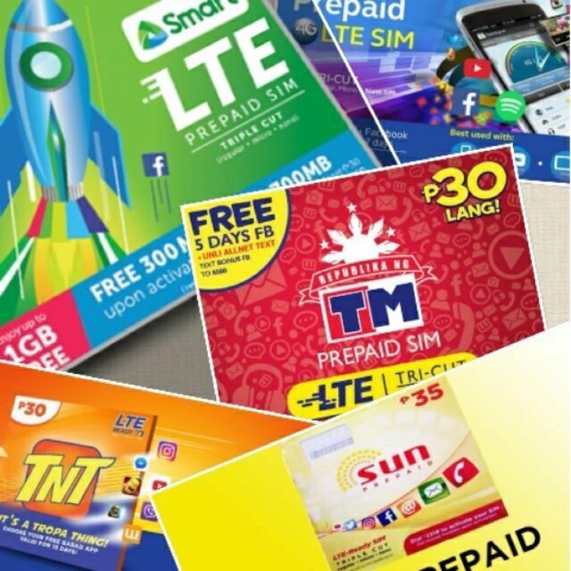Sim card wholesale Globe Smart Sun TM TNT 4G LTE Shopee Philippines