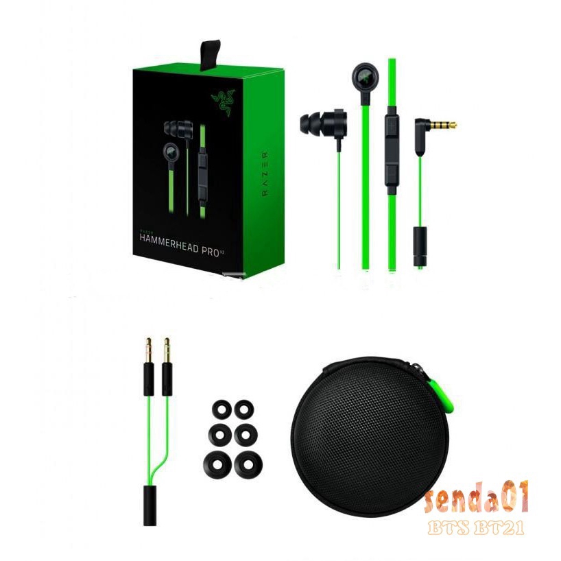 Set The Razer Hammerhead V2 Pro Earpiece With Microphone For Mobile Phones Shopee Philippines