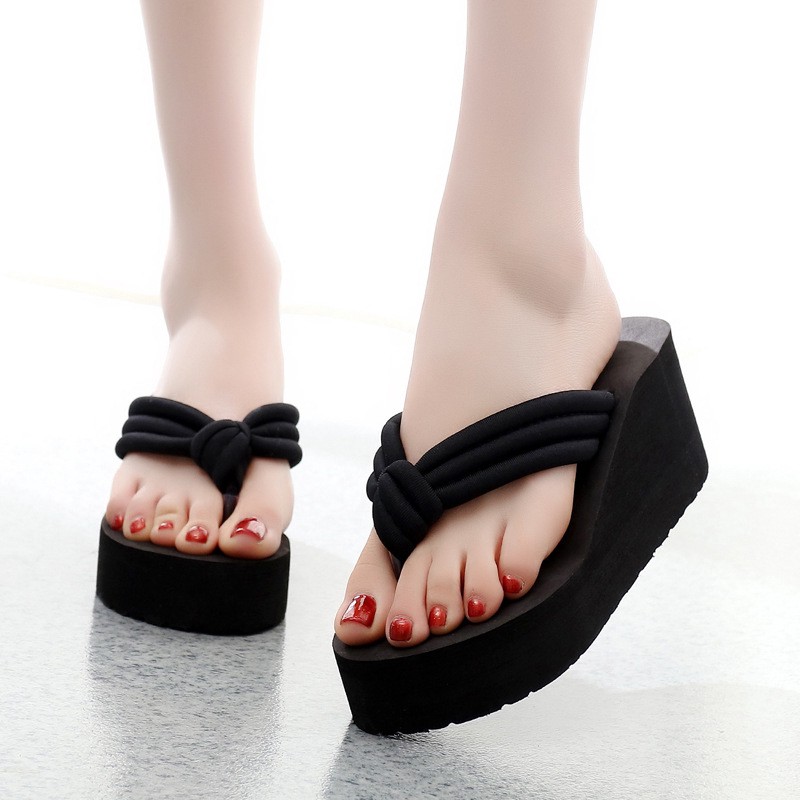 high platform slippers