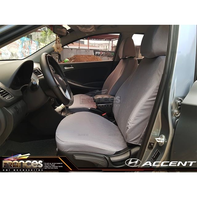 Hyundai Accent 2018 Seat Cover Customized Curduroy Fabric 1st 2nd Row Seatcover Ee Philippines - Car Seat Covers For Hyundai Accent 2018