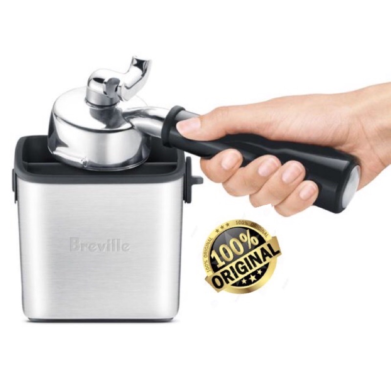 The Breville BES001 Knock Box Mini helps you knock out the most tightly