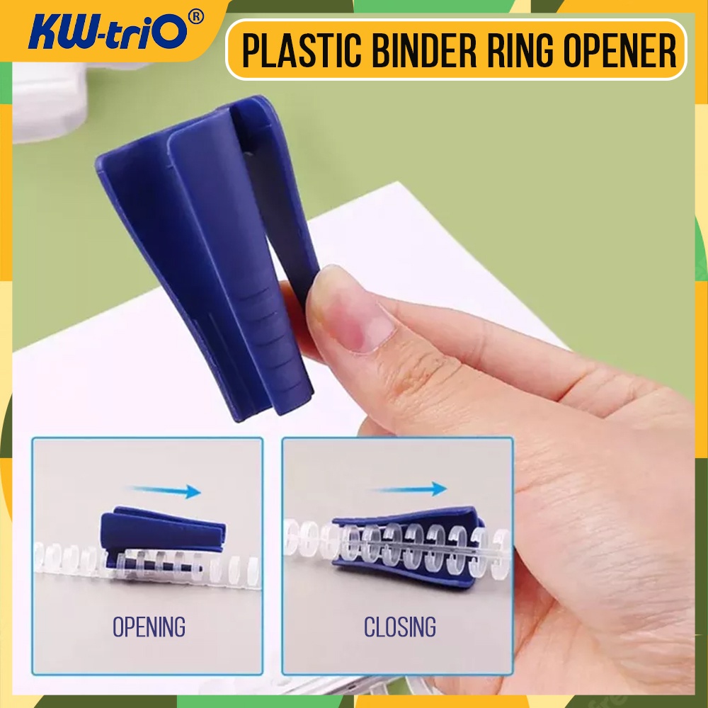 KWtrio Plastic Binder Ring Opener for Loose Leaf Binders Binding