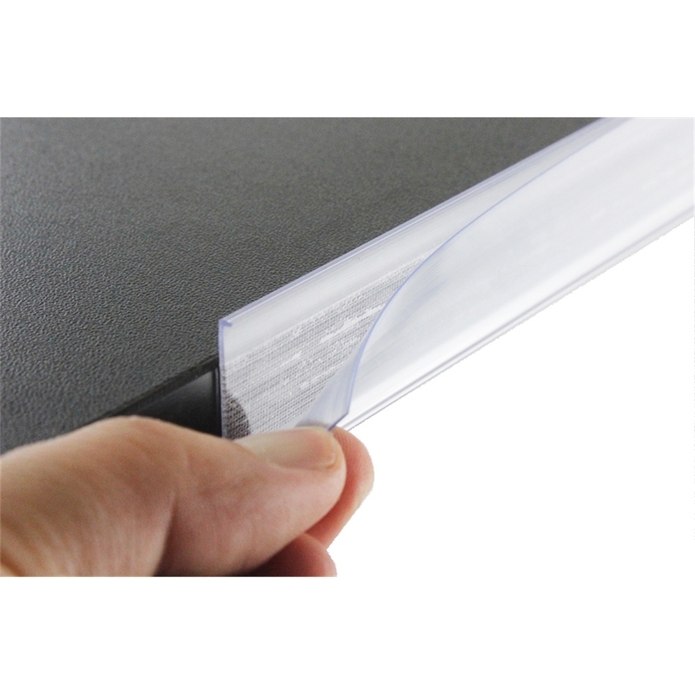 50pcs Selfadhesive Data Strip Label Holder, Tray Rack Shelf Display Clear Scanner Rail Price