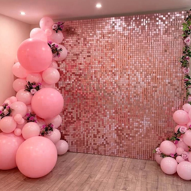 Backdrops Birthday Party Decorations Wedding Backdrop Sequin Wall Background  birthday decor party decorations for party supplies | Shopee Philippines