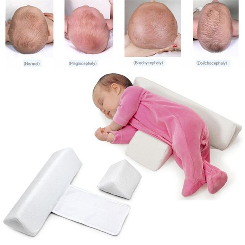 Baby Infant Newborn Anti Roll Pillow 