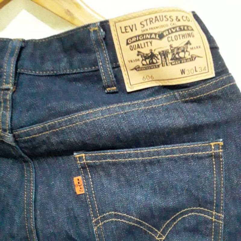 New LEVI'S 606 Jeans Size: Waist 30/ Length 34 | Shopee Philippines