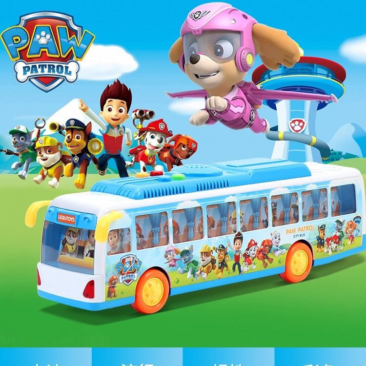 paw patrol school bus toy