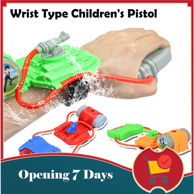5M Shooting Range Mini Wrist Water Guns Toys Summer Beach Style Water
