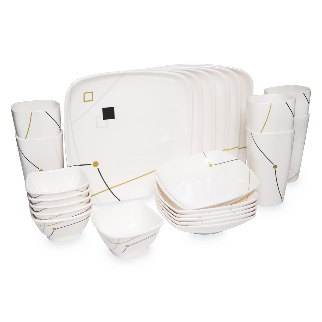 Melawares Deco 24pc Dinnerware Set Shopee Philippines